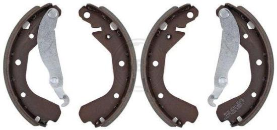 A.B.S. Bremsbackensatz 8808 + Bremstrommel 5128-S Bild A.B.S. Bremsbackensatz 8808 + Bremstrommel 5128-S