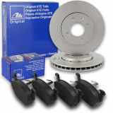 ATE Bremsscheibe 24.0122-0281.1 + Bremsbelagsatz, Scheibenbremse 13.0460-7111.2