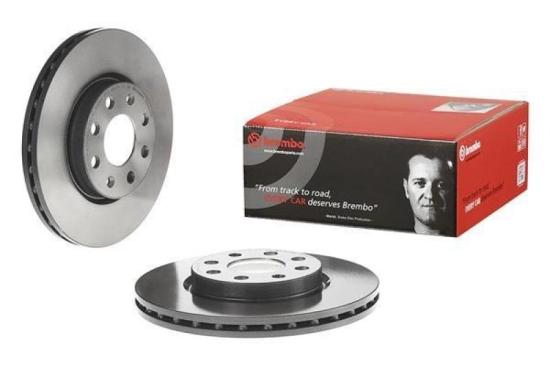 BREMBO Bremsscheibe 09.5843.31 + Bremsbelagsatz, Scheibenbremse P 59 051 Bild BREMBO Bremsscheibe 09.5843.31 + Bremsbelagsatz, Scheibenbremse P 59 051