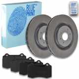 BLUE PRINT Bremsscheibe ADP154357 + Bremsbelagsatz, Scheibenbremse ADJ134232