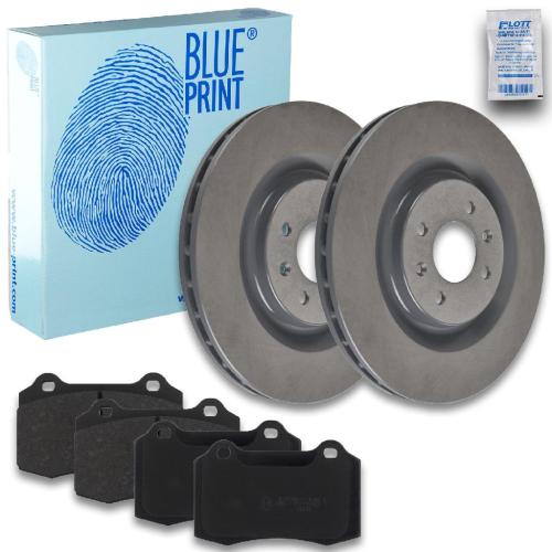 BLUE PRINT Bremsscheibe ADP154357 + Bremsbelagsatz, Scheibenbremse ADJ134232 Bild BLUE PRINT Bremsscheibe ADP154357 + Bremsbelagsatz, Scheibenbremse ADJ134232