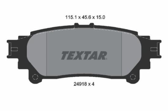 TEXTAR Bremsbelagsatz, Scheibenbremse 2491801 + Bremsbelagsatz, Scheibenbremse 2433701 + Bremsscheibe 92314203 + Bremsscheibe 92168803 Bild TEXTAR Bremsbelagsatz, Scheibenbremse 2491801 + Bremsbelagsatz, Scheibenbremse 2433701 + Bremsscheibe 92314203 + Bremsscheibe 92168803