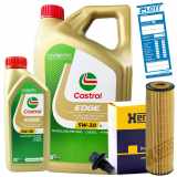 MAPCO Verschlussschraube, Ölwanne 95945 CASTROL Motoröl 15669E + Motoröl 15665F HENGST FILTER Ölfilter E38H D106