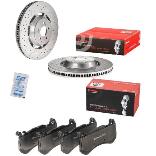BREMBO Bremsscheibe 09.B848.33 + Bremsbelagsatz, Scheibenbremse P 50 142 Bild BREMBO Bremsscheibe 09.B848.33 + Bremsbelagsatz, Scheibenbremse P 50 142