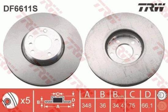 TRW Bremsbelagsatz, Scheibenbremse GDB1838 + Warnkontakt, Bremsbelagverschleiß GIC339 + Warnkontakt, Bremsbelagverschleiß GIC327 + Bremsscheibe DF6611S + Bremsbelagsatz, Scheibenbremse GDB1840 + Bremsscheibe DF6612S + Bremsscheibe DF6617S Bild TRW Bremsbelagsatz, Scheibenbremse GDB1838 + Warnkontakt, Bremsbelagverschleiß GIC339 + Warnkontakt, Bremsbelagverschleiß GIC327 + Bremsscheibe DF6611S + Bremsbelagsatz, Scheibenbremse GDB1840 + Bremsscheibe DF6612S + Bremsscheibe DF6617S
