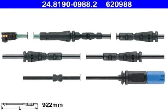 ATE Warnkontakt, Bremsbelagverschleiß 24.8190-0988.2 ZIMMERMANN Bremsscheibe 150.2952.52 + Bremsbelagsatz, Scheibenbremse 24561.175.2 + Bremsscheibe 150.2953.52 Bild ATE Warnkontakt, Bremsbelagverschleiß 24.8190-0988.2 ZIMMERMANN Bremsscheibe 150.2952.52 + Bremsbelagsatz, Scheibenbremse 24561.175.2 + Bremsscheibe 150.2953.52