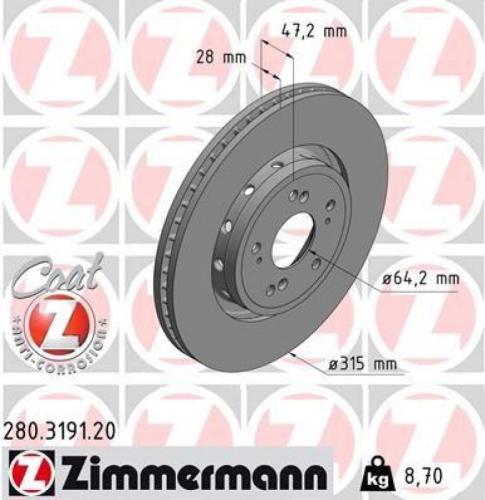 ZIMMERMANN Bremsscheibe 280.3182.20 + Bremsscheibe 280.3191.20 + Bremsbelagsatz, Scheibenbremse 24635.160.1 + Bremsbelagsatz, Scheibenbremse 24342.180.2 Bild ZIMMERMANN Bremsscheibe 280.3182.20 + Bremsscheibe 280.3191.20 + Bremsbelagsatz, Scheibenbremse 24635.160.1 + Bremsbelagsatz, Scheibenbremse 24342.180.2