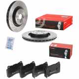 BREMBO Bremsbelagsatz, Scheibenbremse P 54 039 + Bremsscheibe 09.C828.11