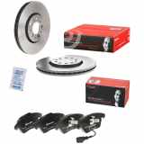 BREMBO Bremsscheibe 09.7010.21 + Bremsbelagsatz, Scheibenbremse P 85 146