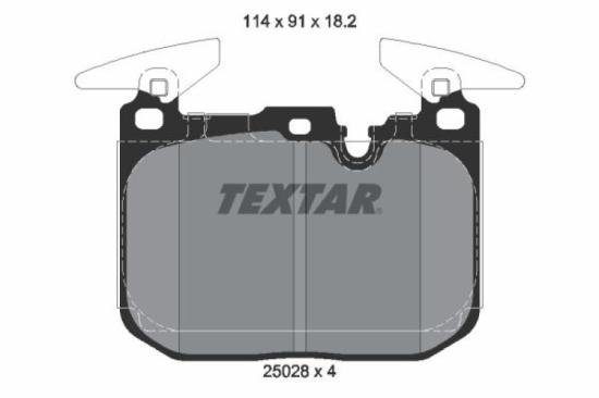 TEXTAR Bremsbelagsatz, Scheibenbremse 2502801 + Bremsscheibe 92265325 ATE Warnkontakt, Bremsbelagverschleiß 24.8190-0006.2 Bild TEXTAR Bremsbelagsatz, Scheibenbremse 2502801 + Bremsscheibe 92265325 ATE Warnkontakt, Bremsbelagverschleiß 24.8190-0006.2