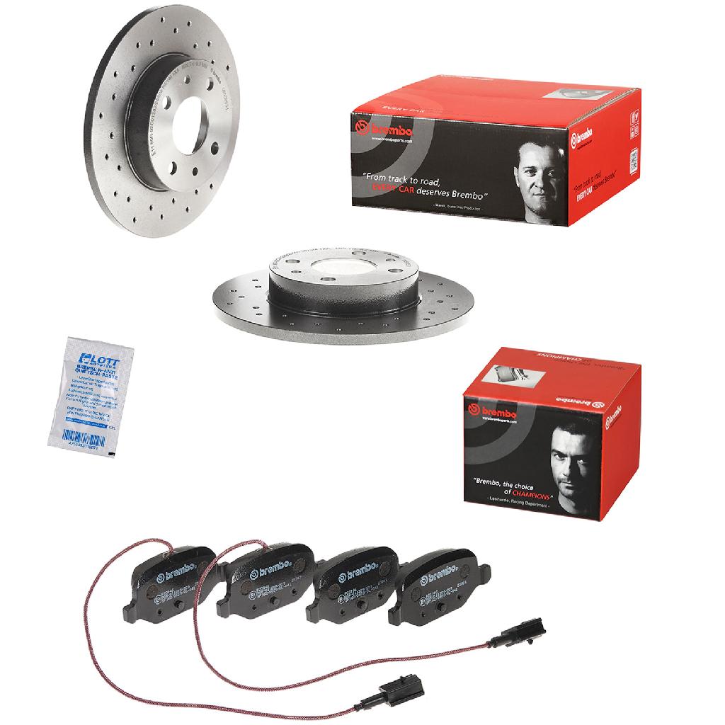 BREMBO Bremsscheibe 08.5085.31 + Bremsbelagsatz, Scheibenbremse P 23 146