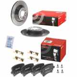 BREMBO Bremsscheibe 08.8843.21 + Bremsbelagsatz, Scheibenbremse P 85 073