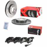 BREMBO Bremsbelagsatz, Scheibenbremse P 85 146 + Bremsscheibe 09.9145.1X