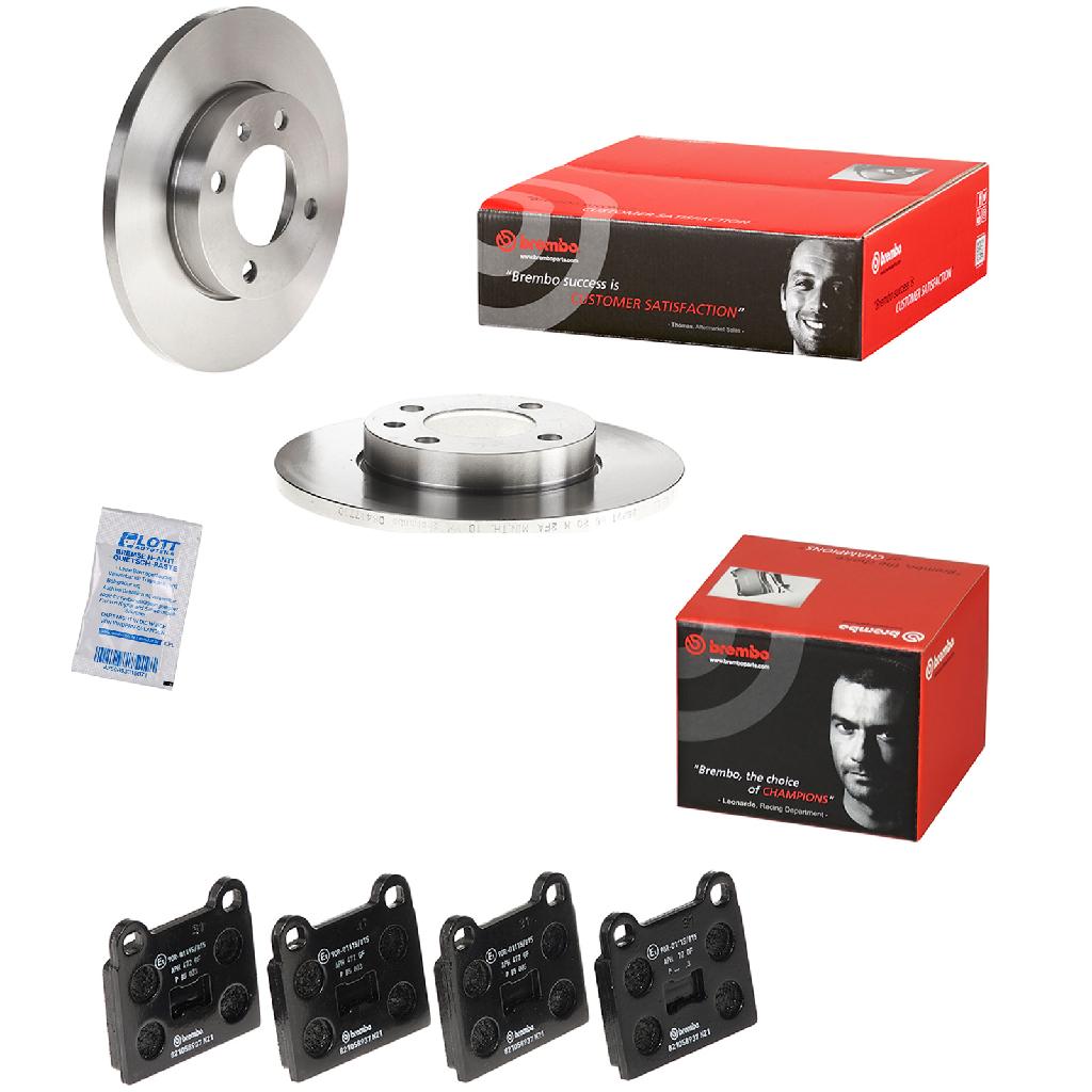 BREMBO Bremsscheibe 08.4177.10 + Bremsbelagsatz, Scheibenbremse P 85 003