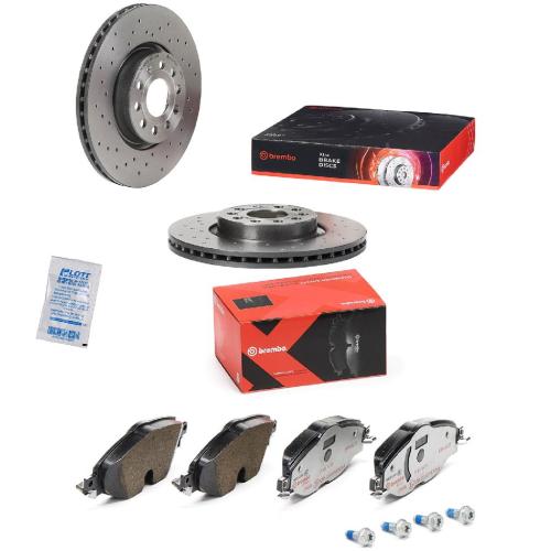 BREMBO Bremsscheibe 09.9772.1X + Bremsbelagsatz, Scheibenbremse P 85 147X Bild BREMBO Bremsscheibe 09.9772.1X + Bremsbelagsatz, Scheibenbremse P 85 147X