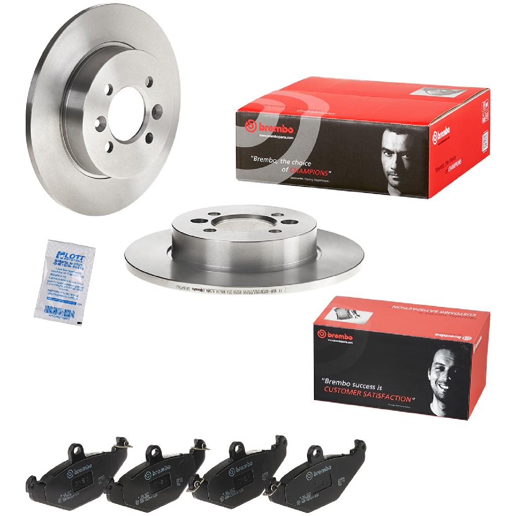 BREMBO Bremsscheibe 08.5645.60 + Bremsbelagsatz, Scheibenbremse P 68 017
