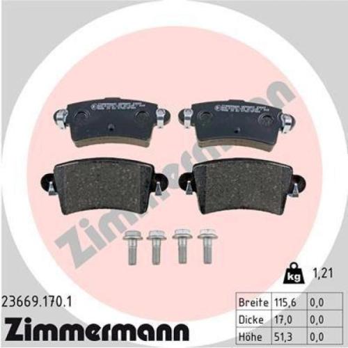 ZIMMERMANN Bremsbelagsatz, Scheibenbremse 23613.180.1 + Bremsbelagsatz, Scheibenbremse 23669.170.1 + Bremsscheibe 430.2601.20 + Bremsscheibe 430.1492.20 Bild ZIMMERMANN Bremsbelagsatz, Scheibenbremse 23613.180.1 + Bremsbelagsatz, Scheibenbremse 23669.170.1 + Bremsscheibe 430.2601.20 + Bremsscheibe 430.1492.20