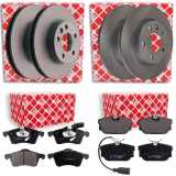 FEBI BILSTEIN Bremsscheibe 14040 + Bremsbelagsatz, Scheibenbremse 16412 + Bremsbelagsatz, Scheibenbremse 16464 + Bremsscheibe 18490