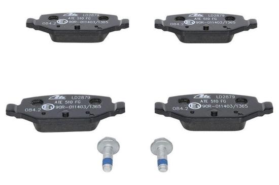 ATE Bremsscheibe 24.0111-0119.1 + Bremsbelagsatz, Scheibenbremse 13.0470-2879.2 Bild ATE Bremsscheibe 24.0111-0119.1 + Bremsbelagsatz, Scheibenbremse 13.0470-2879.2