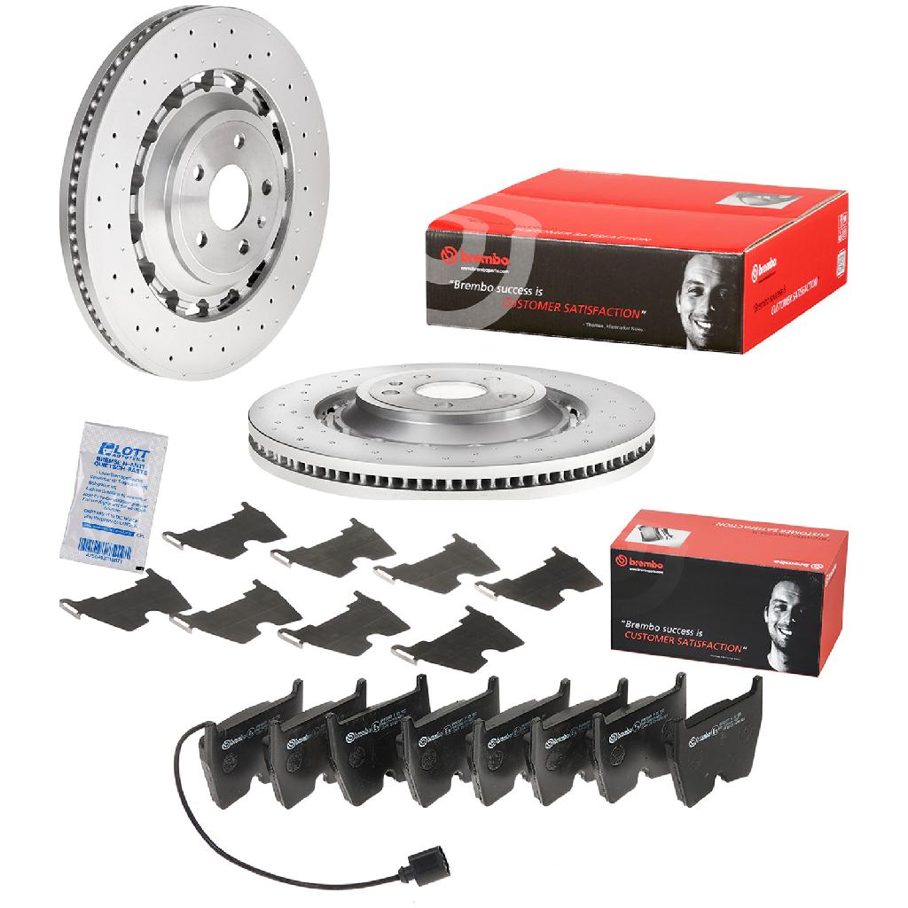 BREMBO Bremsscheibe 09.D174.53 + Bremsbelagsatz, Scheibenbremse P 85 152