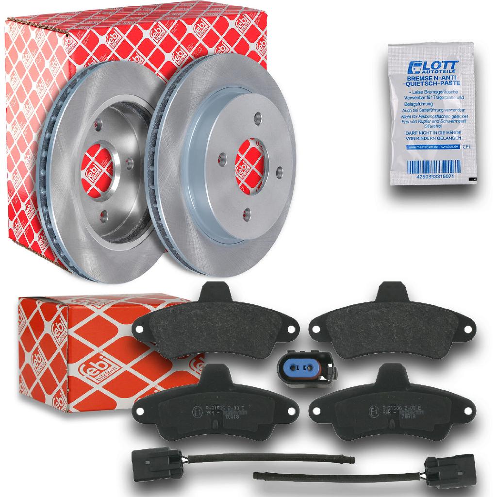 FEBI BILSTEIN Bremsscheibe 05644 + Bremsbelagsatz, Scheibenbremse 16159