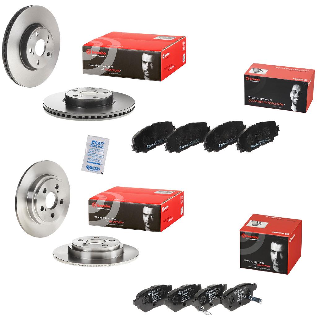 BREMBO Bremsscheibe 09.A535.21 + Bremsbelagsatz, Scheibenbremse P 83 133 + Bremsbelagsatz, Scheibenbremse P 83 082 + Bremsscheibe 08.B493.10