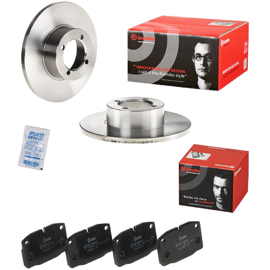 BREMBO Bremsbelagsatz, Scheibenbremse P 59 005 + Bremsscheibe 08.2953.20