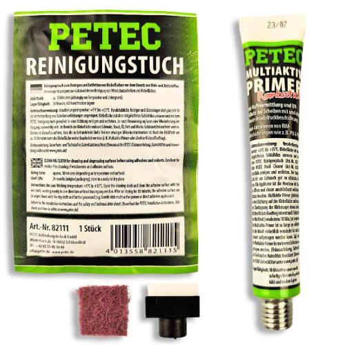 PETEC Scheibenklebstoff 83333 + Scheibenklebstoff 83310 Bild PETEC Scheibenklebstoff 83333 + Scheibenklebstoff 83310