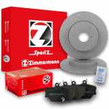 ZIMMERMANN Bremsscheibe 405.4102.52 + Bremsbelagsatz, Scheibenbremse 21999.160.1
