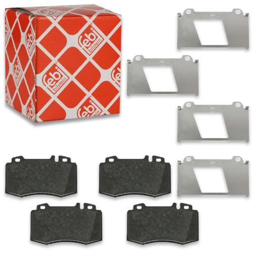 FEBI BILSTEIN Bremsscheibe 43852 + Bremsbelagsatz, Scheibenbremse 16481 + Bremsscheibe 26106 + Bremsbelagsatz, Scheibenbremse 16158 Bild FEBI BILSTEIN Bremsscheibe 43852 + Bremsbelagsatz, Scheibenbremse 16481 + Bremsscheibe 26106 + Bremsbelagsatz, Scheibenbremse 16158