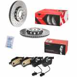 BREMBO Bremsscheibe 09.5745.2X + Bremsbelagsatz, Scheibenbremse P 85 026