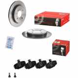 BREMBO Bremsbelagsatz, Scheibenbremse P 24 018 + Bremsscheibe 08.4931.21