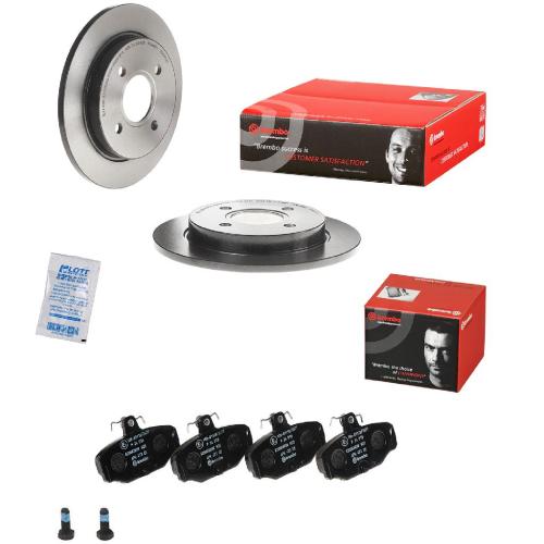 BREMBO Bremsbelagsatz, Scheibenbremse P 24 018 + Bremsscheibe 08.4931.21 Bild BREMBO Bremsbelagsatz, Scheibenbremse P 24 018 + Bremsscheibe 08.4931.21