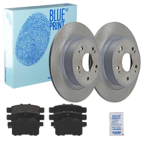BLUE PRINT Bremsbelagsatz, Scheibenbremse ADH24281 + Bremsscheibe ADH243108 Bild BLUE PRINT Bremsbelagsatz, Scheibenbremse ADH24281 + Bremsscheibe ADH243108