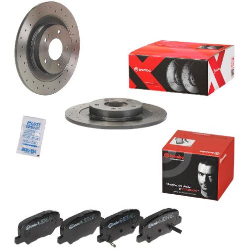 BREMBO Bremsscheibe 08.N267.1X + Bremsbelagsatz, Scheibenbremse P 61 111 Bild BREMBO Bremsscheibe 08.N267.1X + Bremsbelagsatz, Scheibenbremse P 61 111