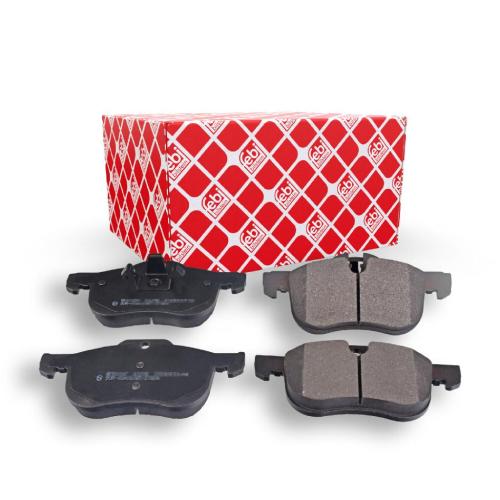 FEBI BILSTEIN Bremsscheibe 17963 + Warnkontakt, Bremsbelagverschleiß 17965 + Bremsbelagsatz, Scheibenbremse 16354 Bild FEBI BILSTEIN Bremsscheibe 17963 + Warnkontakt, Bremsbelagverschleiß 17965 + Bremsbelagsatz, Scheibenbremse 16354