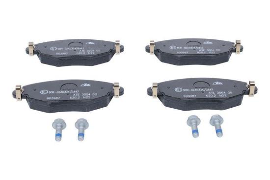 ATE Bremsscheibe 24.0124-0161.1 + Bremsbelagsatz, Scheibenbremse 13.0460-3987.2 Bild ATE Bremsscheibe 24.0124-0161.1 + Bremsbelagsatz, Scheibenbremse 13.0460-3987.2