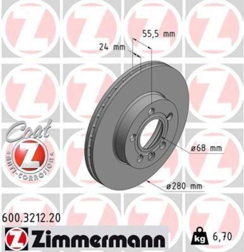 ZIMMERMANN Bremsscheibe 600.3212.20 + Bremsscheibe 600.3213.20 + Bremsbelagsatz, Scheibenbremse 23224.165.2 + Bremsbelagsatz, Scheibenbremse 21885.195.1 Bild ZIMMERMANN Bremsscheibe 600.3212.20 + Bremsscheibe 600.3213.20 + Bremsbelagsatz, Scheibenbremse 23224.165.2 + Bremsbelagsatz, Scheibenbremse 21885.195.1