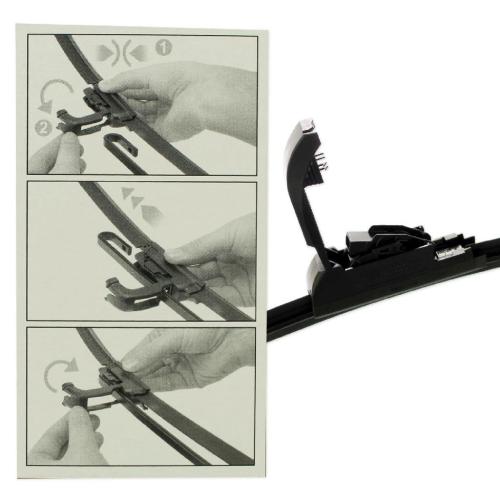 BOSCH Wischblatt 3 397 118 984 + Wischblatt 3 397 011 802 Bild BOSCH Wischblatt 3 397 118 984 + Wischblatt 3 397 011 802