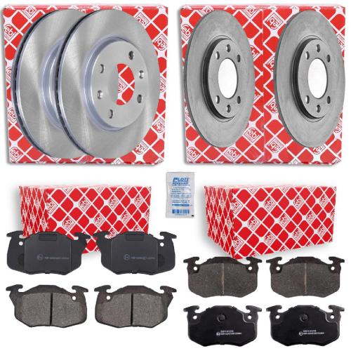 FEBI BILSTEIN Bremsbelagsatz, Scheibenbremse 16192 + Bremsscheibe 10316 + Bremsscheibe 10320 + Bremsbelagsatz, Scheibenbremse 16189 Bild FEBI BILSTEIN Bremsbelagsatz, Scheibenbremse 16192 + Bremsscheibe 10316 + Bremsscheibe 10320 + Bremsbelagsatz, Scheibenbremse 16189