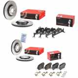 BREMBO Bremsbelagsatz, Scheibenbremse P 85 190 + Bremsscheibe 09.D059.11 + Bremsbelagsatz, Scheibenbremse P 85 164 + Bremsscheibe 09.D424.11