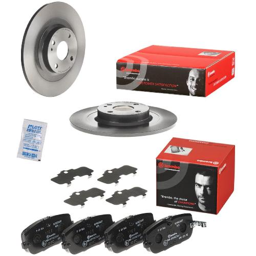 BREMBO Bremsscheibe 08.D224.11 + Bremsbelagsatz, Scheibenbremse P 49 044 Bild BREMBO Bremsscheibe 08.D224.11 + Bremsbelagsatz, Scheibenbremse P 49 044