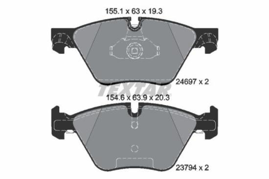 TEXTAR Bremsscheibe 92265925 + Bremsscheibe 92265825 + Bremsbelagsatz, Scheibenbremse 2456101 + Warnkontakt, Bremsbelagverschleiß 98043300 + Bremsbelagsatz, Scheibenbremse 2469701 + Warnkontakt, Bremsbelagverschleiß 98042400 Bild TEXTAR Bremsscheibe 92265925 + Bremsscheibe 92265825 + Bremsbelagsatz, Scheibenbremse 2456101 + Warnkontakt, Bremsbelagverschleiß 98043300 + Bremsbelagsatz, Scheibenbremse 2469701 + Warnkontakt, Bremsbelagverschleiß 98042400