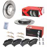 BREMBO Bremsbelagsatz, Scheibenbremse P 85 186 + Bremsscheibe 08.D060.1X