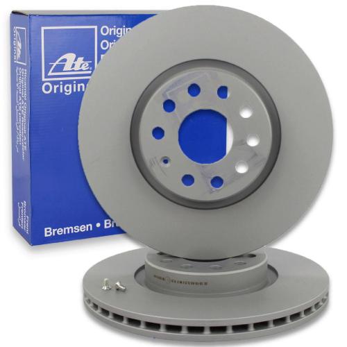 ATE Bremsscheibe 24.0125-0158.1 + Bremsbelagsatz, Scheibenbremse 13.0460-7184.2 Bild ATE Bremsscheibe 24.0125-0158.1 + Bremsbelagsatz, Scheibenbremse 13.0460-7184.2