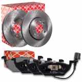 FEBI BILSTEIN Bremsbelagsatz, Scheibenbremse 16446 + Bremsscheibe 14404