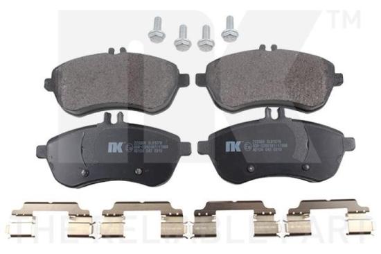 NK Bremsbelagsatz, Scheibenbremse 223366 + Bremsscheibe 2033100 Bild NK Bremsbelagsatz, Scheibenbremse 223366 + Bremsscheibe 2033100