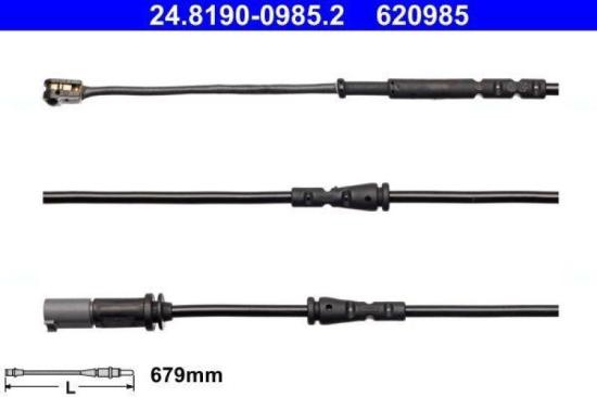 ATE Warnkontakt, Bremsbelagverschleiß 24.8190-0985.2 ZIMMERMANN Bremsscheibe 150.2924.20 + Bremsbelagsatz, Scheibenbremse 23915.975.1 Bild ATE Warnkontakt, Bremsbelagverschleiß 24.8190-0985.2 ZIMMERMANN Bremsscheibe 150.2924.20 + Bremsbelagsatz, Scheibenbremse 23915.975.1