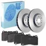 BLUE PRINT Bremsbelagsatz, Scheibenbremse ADA104282 + Bremsscheibe ADBP430039