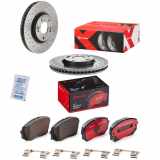 BREMBO Bremsscheibe 09.A532.2X + Bremsbelagsatz, Scheibenbremse P 30 056X